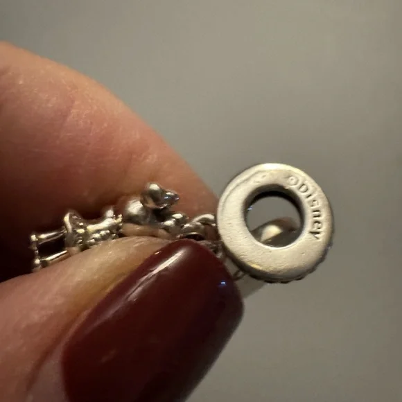 Pandora Silver and Red Mickey & Minnie Charm - Picture 5 of 5